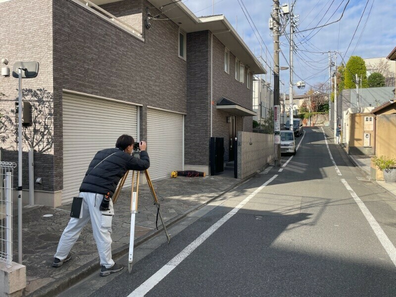 家屋調査様子１